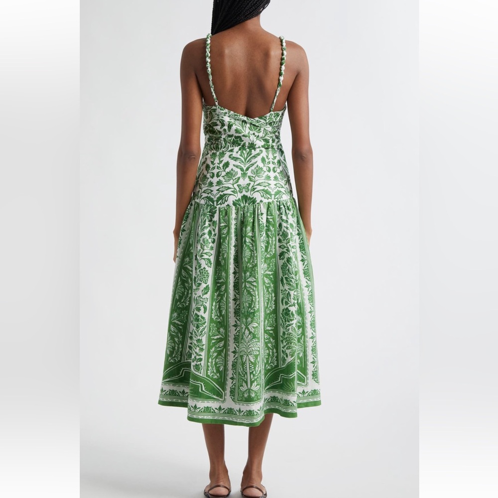 FARM Rio delicate tapestry dress